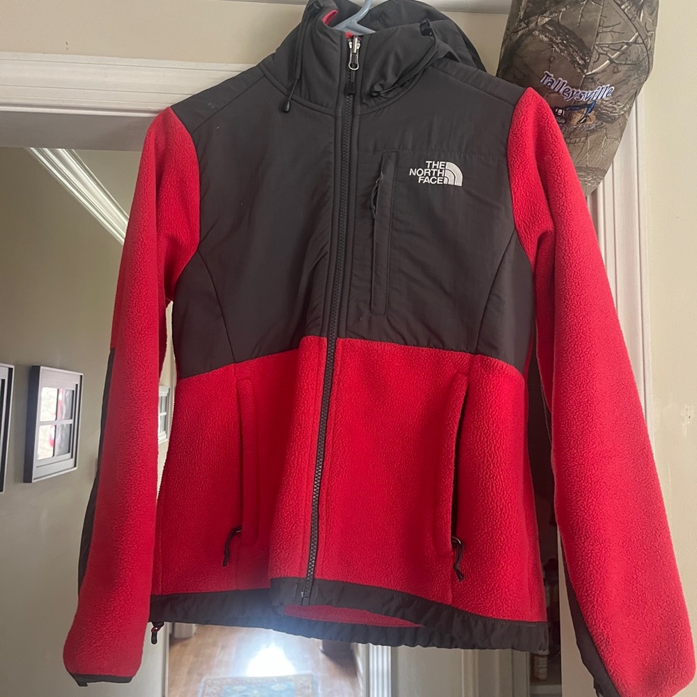 The North Face pink fleece